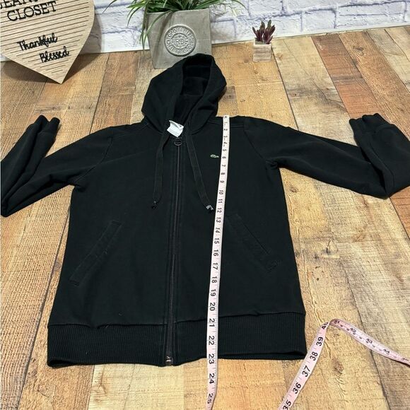 Lacoste lightweight full zip hooded jacket size 38 small - Picture 7 of 9